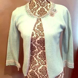 Winter Wonder!!  Chic and cool jewel-neck cardi!